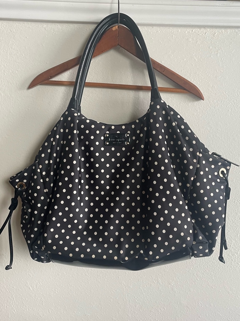 Kate Spade Stevie Polka Dot Diaper Bag